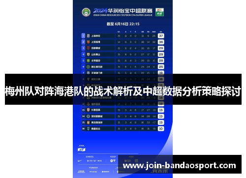 梅州队对阵海港队的战术解析及中超数据分析策略探讨